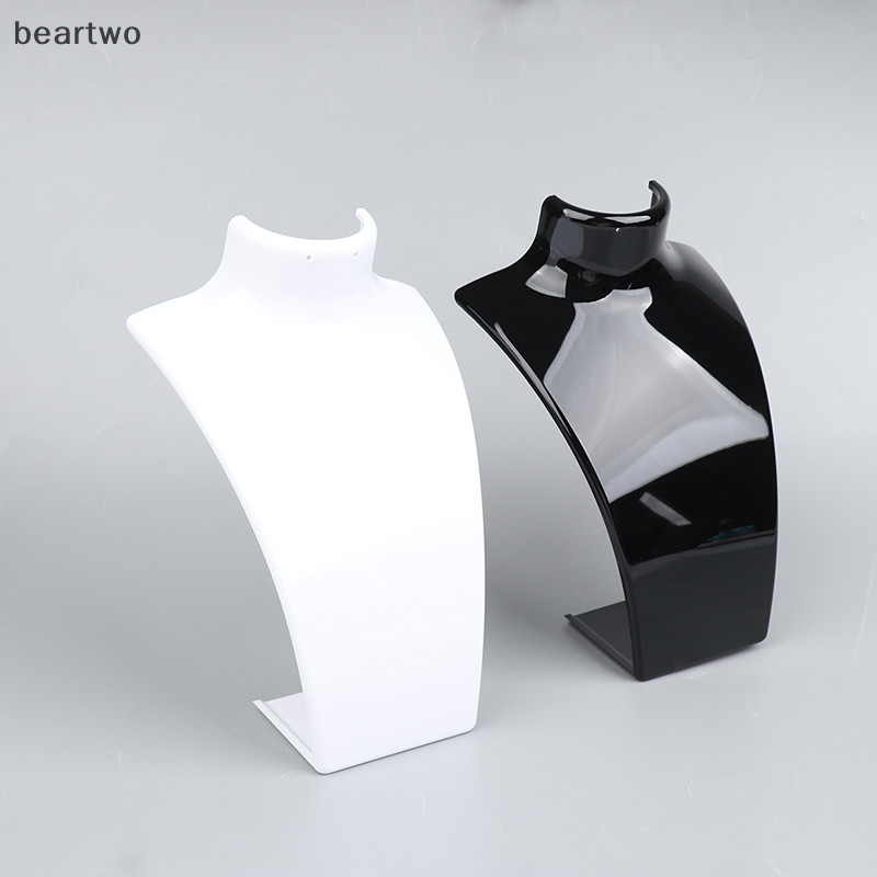 < Beartwo > Trưng bày trang sức Vòng cổ mô hình thời trang Mặt dây chuyền hình nộm Bông tai trưng bày đứng đẹp