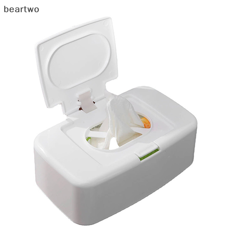 < Beartwo > Hộp đựng khăn giấy ướt Khăn lau di động Hộp đựng khăn ăn Hộp đựng đồ đẹp