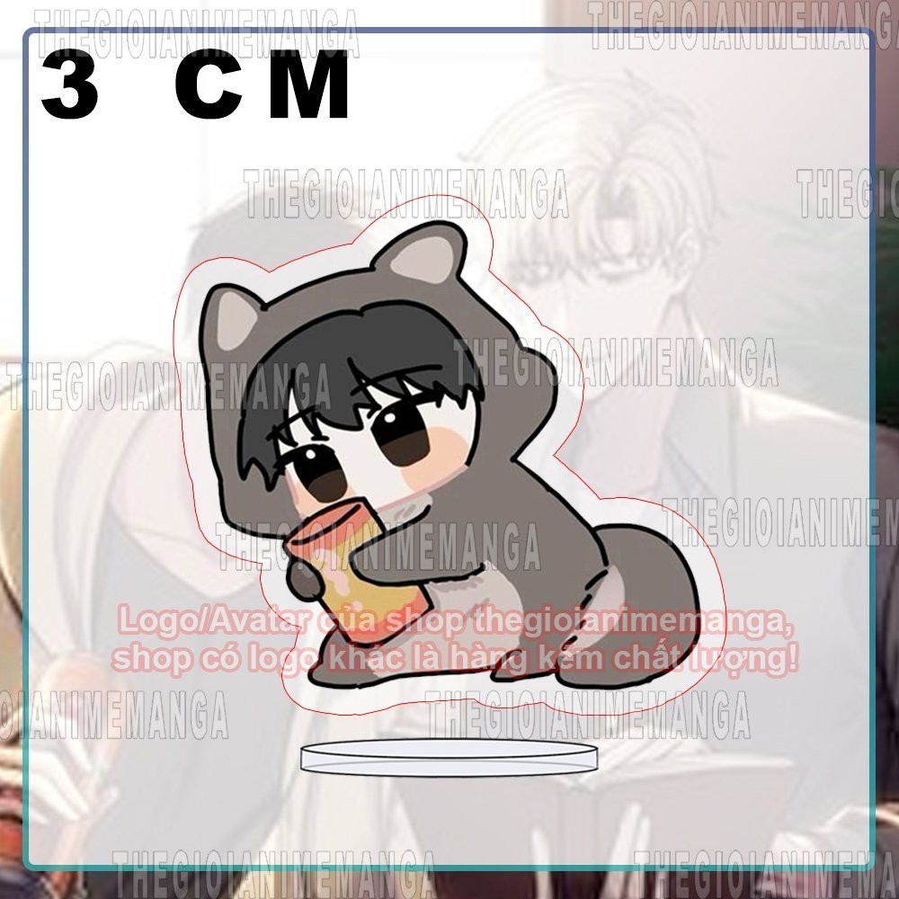 (3cm) Mô hình in PASSION BL anime manhua chibi tượng acrylic mica trong tượng trang trí độc đáo