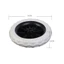 SUNKISSD 2 Bánh xe mua sắm, Bánh xe lốp EVA 6.3 inch, Bánh xe lăn thay thế chống trượt linh hoạt