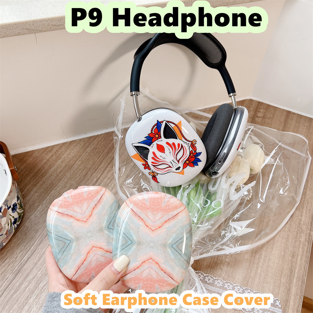 [Ngôi sao tương lai] Dành cho vỏ tai nghe P9 Dopamine Pentagram TPU Vỏ tai nghe silicon mềm NO.4