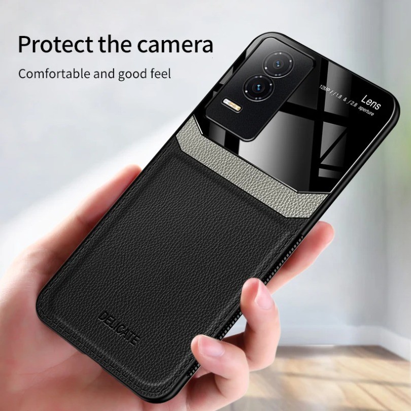 Ốp Da Cho Honor GT 5G Plexiglass Silicon Bảo Vệ Cứng Shokcproof Full Lens Vỏ Điện Thoại HonorGT AMG-AN00 Vỏ