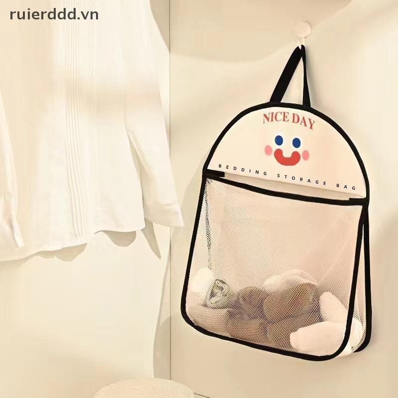 # ruierddd # Túi đựng đồ lót Túi lưới thoáng khí treo tường Tất Túi lưu trữ Tủ quần áo Túi đựng búp bê.