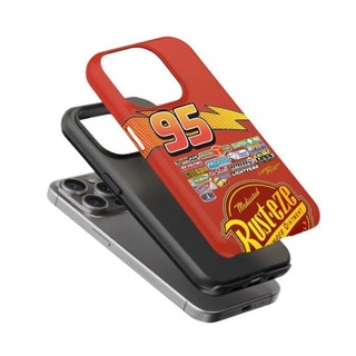 Ốp điện thoại di động thích hợp dùng cho iPhone Mẫu Ngoại Thương đua xe LIGHTNING MCQUEEN Ốp bảo vệ 2 trong 1 dùng cho iPhone16/14/13 DWT4
