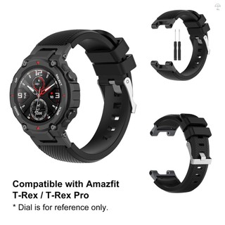 Hilivn Dây đeo silicone thay thế cho đồng hồ Huami Amazfit T-Rex/T-Rex Pro