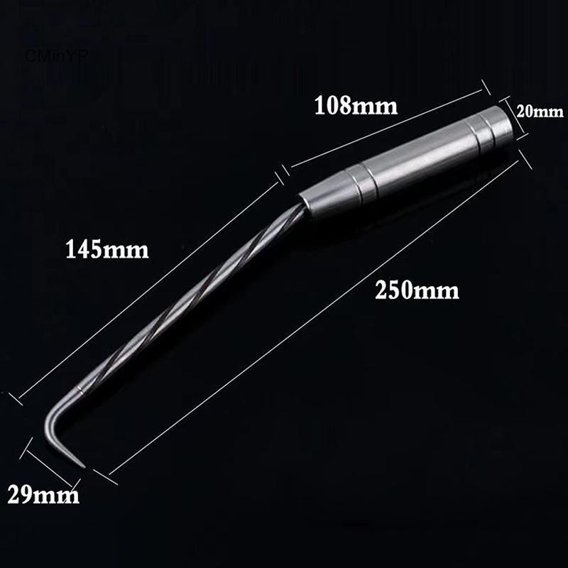 Cminyp Thép không gỉ Dây buộc cốt thép Twister Dụng cụ cầm tay có móc xoay - 60-100 nhân vật Glory