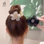 Phụ Nữ Kim Cương Giả Hoa Mặt Trời Đeo Chéo Kẹp Tóc Thanh Lịch Đuôi Ngựa Tóc Cua Móng Vuốt Tóc Bé Gái Phụ Kiện Tóc Mới