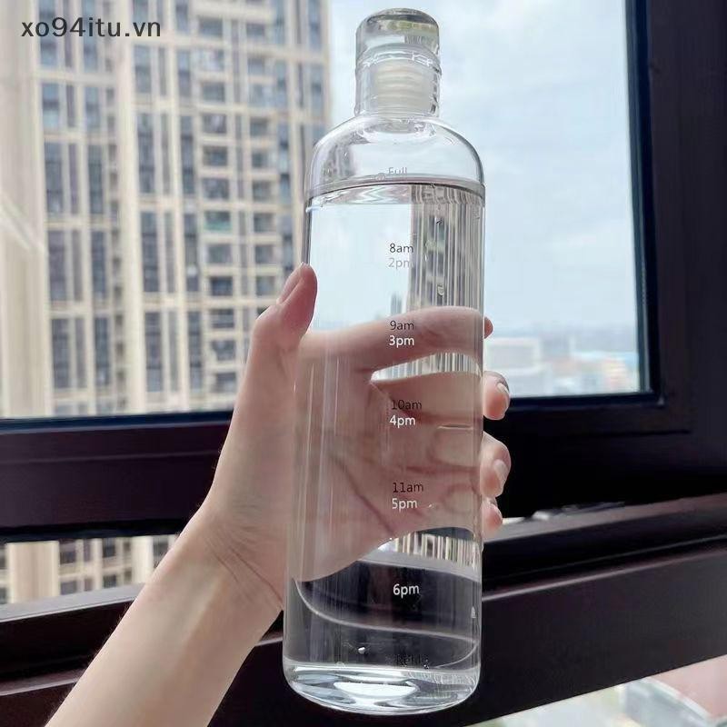 Xoitu Trong Suốt Với Quy Mô Thời Gian Bình Nước Dung Tích Lớn Chống Rò Rỉ Uống Cốc Chống Rơi Cho Thể Thao Du Lịch VN