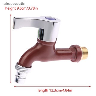 Airspecutin Vườn Ban Công Vòi Nước 1 / 2 "Nam Ren Máy Giặt Vòi Treo Tường Ống Nước Nhựa Đầu Nối Nhanh EN