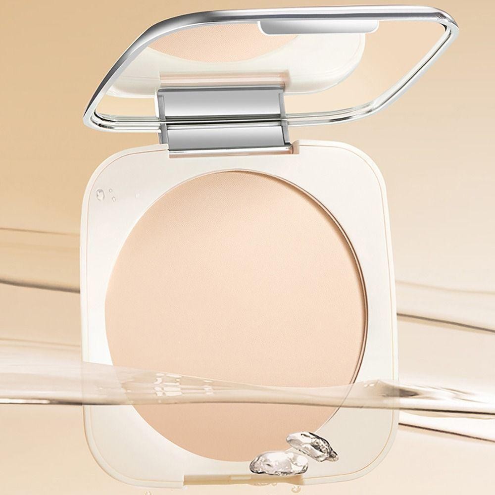 EBINLANDS Makeup Setting Pancake, Bột ép lấy nét mềm chống thấm nước mờ, Vỏ di động Blemishes Chống mồ hôi Làm sáng da Set Up Powder Daily Makeuo