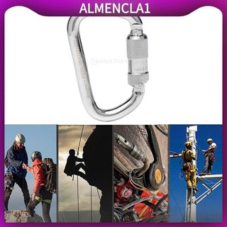 [Almencla1] Cổng xoắn 45KN Khóa tự động Carabiner Leo núi Caving Rappelling