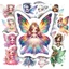 Bộ 25 Sticker Công Chúa Trang Trí Cute - Dán Laptop, Sổ Tay, Điện Thoại, Bình Nước, Mũ Bảo Hiểm
