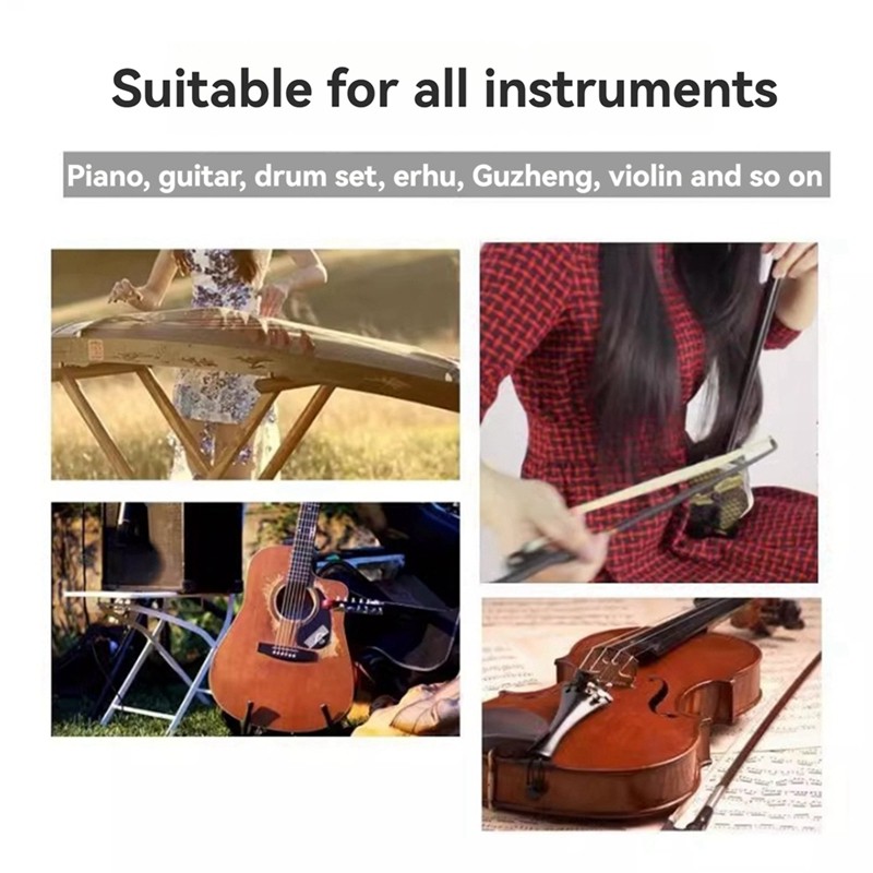 Em-11 Clip-on Guitar Metronome có chức năng đồng hồ Metronome điện tử Mini cho đàn Guitar, Phụ kiện đàn Guitar di động