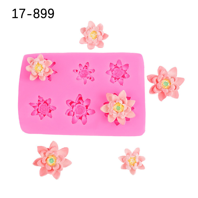 Hoa Mẫu Đơn Khuôn Silicon DIY Mousse Bánh Trang Trí Khuôn Epoxy Trang Trí Nến Thơm Khuôn Socola