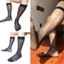 Exhila Cổ Điển Nam Đầm Tất Thoáng Khí Co Giãn Sheer Vải Nylon Công Sở Trang Trọng Phù Hợp Với Tất Cho Văn Phòng Profe