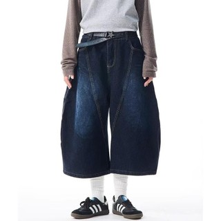Quần short nam GKSSS Quần short denim phong cách hip-hop cao cấp kiểu Mỹ