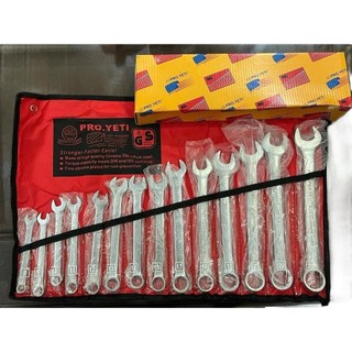 Bộ dụng cụ sửa chữa 32 món cao cấp vặn ốc đa năng các loại (Bộ cờ lê 14 chi tiết 8-24mm+ Bộ Lục giác )