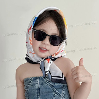 Thời Trang Hàn Quốc Trẻ Em Dễ Thương Khung Nhỏ SunGlasses Cho Bé Trai Và Bé Gái Bóng Vuông Cho Trẻ Em Ngoài Trời Chống Tia Uv 3-12 Tuổi