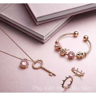 Hàng Spot [Phong Cách Mới 2024] Vòng Tay Mở Cổ Điển Panjia/925DIY Vòng Tay Nữ