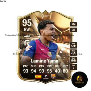 Móc khóa cầu thủ Lamine Yamal Other FUT 25 Versions - trí decor