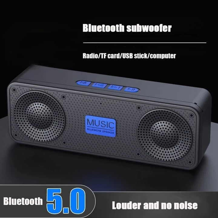 Hifi 3D BASS Loa Bluetooth Loa không dây Loa BASS âm thanh nổi 9D di động Loa siêu trầm HiFi Soundbar Loa âm thanh không dây Loa ngoài trời lớn – 3