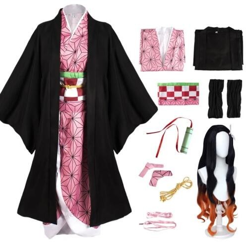 Nezuko Cosplay Anime Demon Slayer Kimetsu No Yaiba Trang Phục Hóa Trang ...
