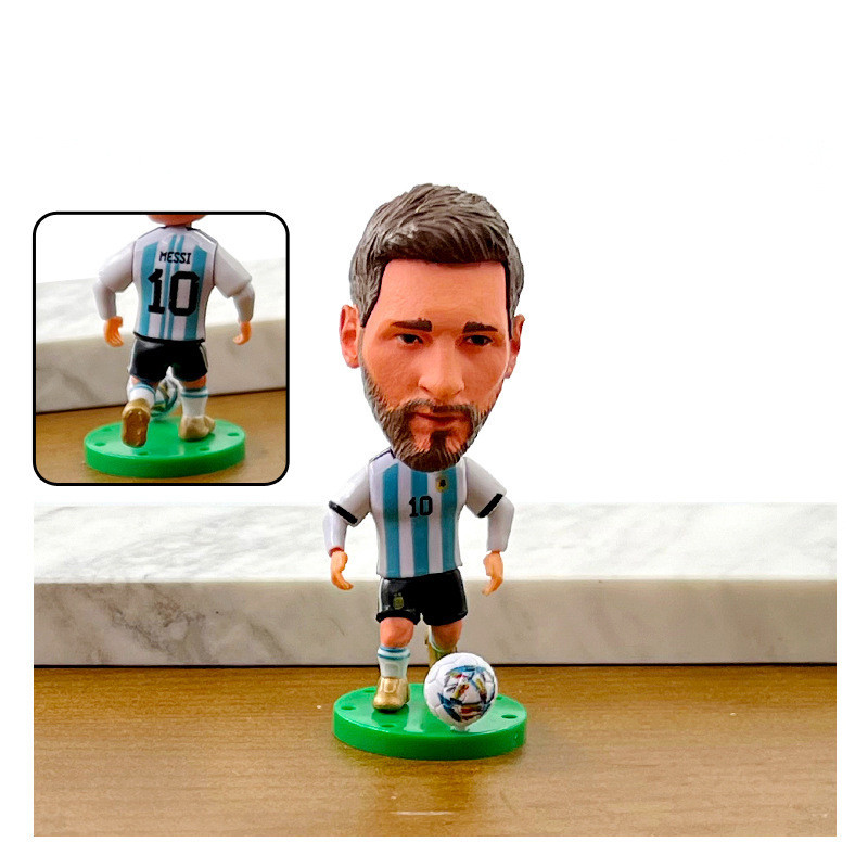 HK1 Ngôi Sao Bóng Đá Nhân Vật Hành Động Lionel Messi Cristiano Ronaldo Mô Hình Búp Bê Đồ Chơi Cho Trẻ Em Quà Tặng Bộ Sưu Tập Trang Trí KH1