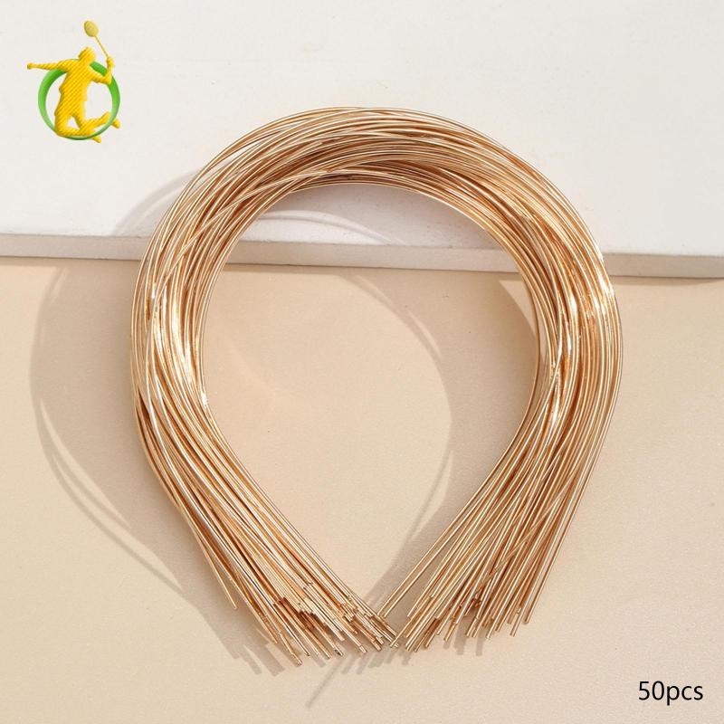 Bộ 50 Băng Đô Kim Loại Trơn Cho Hàng Thủ Công Khung Băng Đô Cài Tóc Số Lượng Lớn Tóc Vòng Mịn Thủ Công DIY Handmade Trống Băng Đô Để Thủ Công