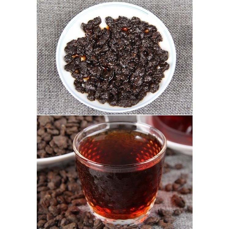 TRÀ PHỔ NHĨ HÓA THẠCH - TOÁI NGÂN TỬ 14 NĂM (NGUYÊN HỘP 100 GRAM)