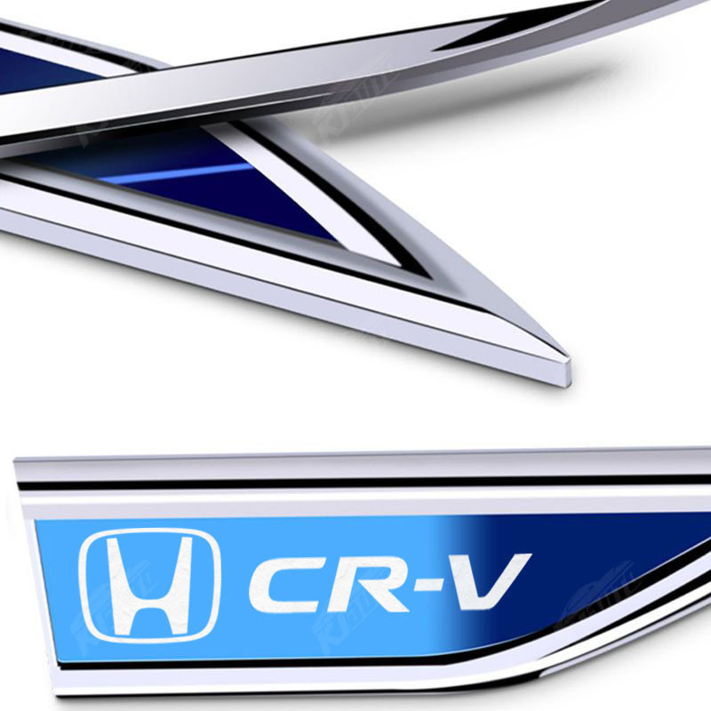 Honda CRV CR-V Kim Loại Fender Nhãn Dán Huy Hiệu Chống Trầy Xước Chống Mài Mòn Bảo Vệ Cửa Xe Thể Thao Sửa Đổi Phụ Kiện Trang Trí