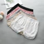 Luimo Nữ Xuân Hè Cùng Màu Ren Bên Quần Short An Toàn Quần Short Ngọt Ngào Co Giãn SBS