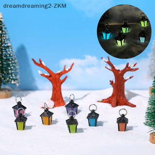 [dreamdreaming] 1 Bộ Đèn Lồng Cây Dạ Quang Trang Trí Retro Đồ trang trí Đèn Nhỏ Micro Trang Trí Phong Cảnh Nhà Búp Bê Thu Nhỏ [zkm]