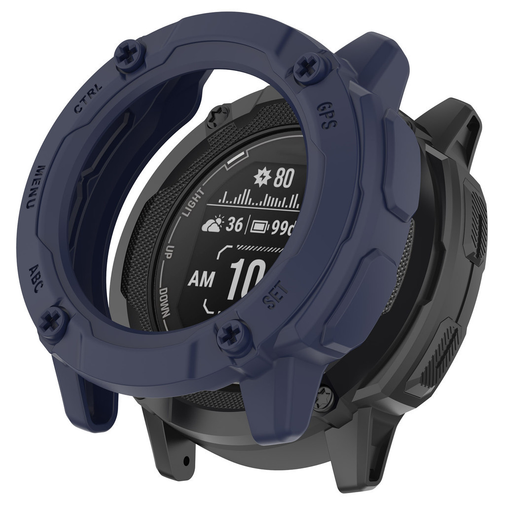 Garmin Instinct2X Silicone TPU Mềm Rỗng Ra Đồng Hồ Thông Minh Dành Cho Garmin Instinct 2X Chống Vân Tay Khung Vỏ Bảo Vệ Đồng Hồ