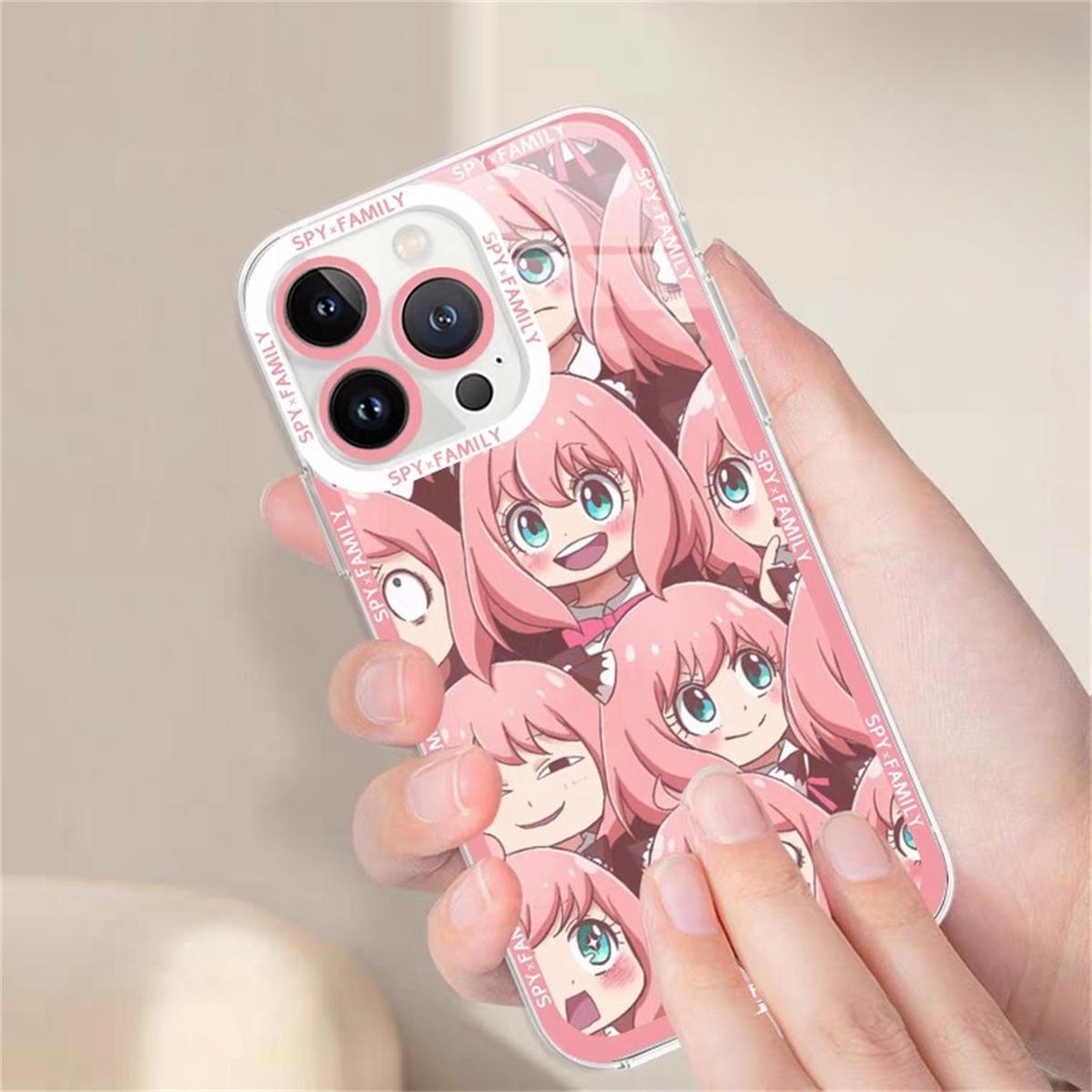 Ốp Lưng Cho Samsung Galaxy A54 A55 A25 A15 A22 A23 A30 A20 A31 A32 A33 A50 A50S A30S Anime SPY Family Anya Clear TPU Silicone Phim Hoạt Hình Mềm Mại Cặp Đôi Dễ Thương Vỏ Điện Thoại