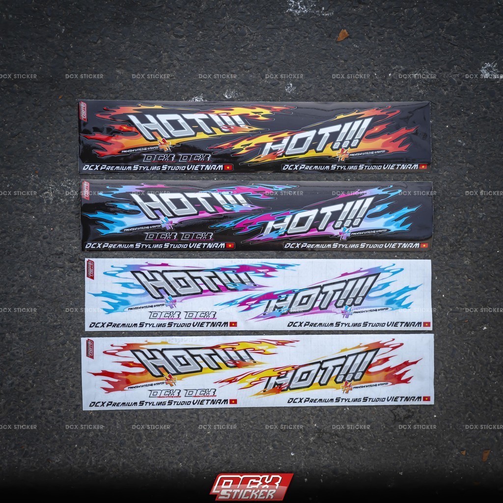 Set Tem Hot Dán Mọi Dòng Xe | Chất Liệu Decal 3 Lớp Không Thấm Nước , Không Phai Màu