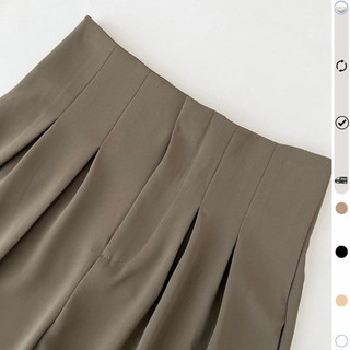 Quần tây nữ ống rộng lưng liền dáng suông xếp ly chất gold Nhật cao cấp dày dặn rũ mềm mát có túi 2 bên mã 369