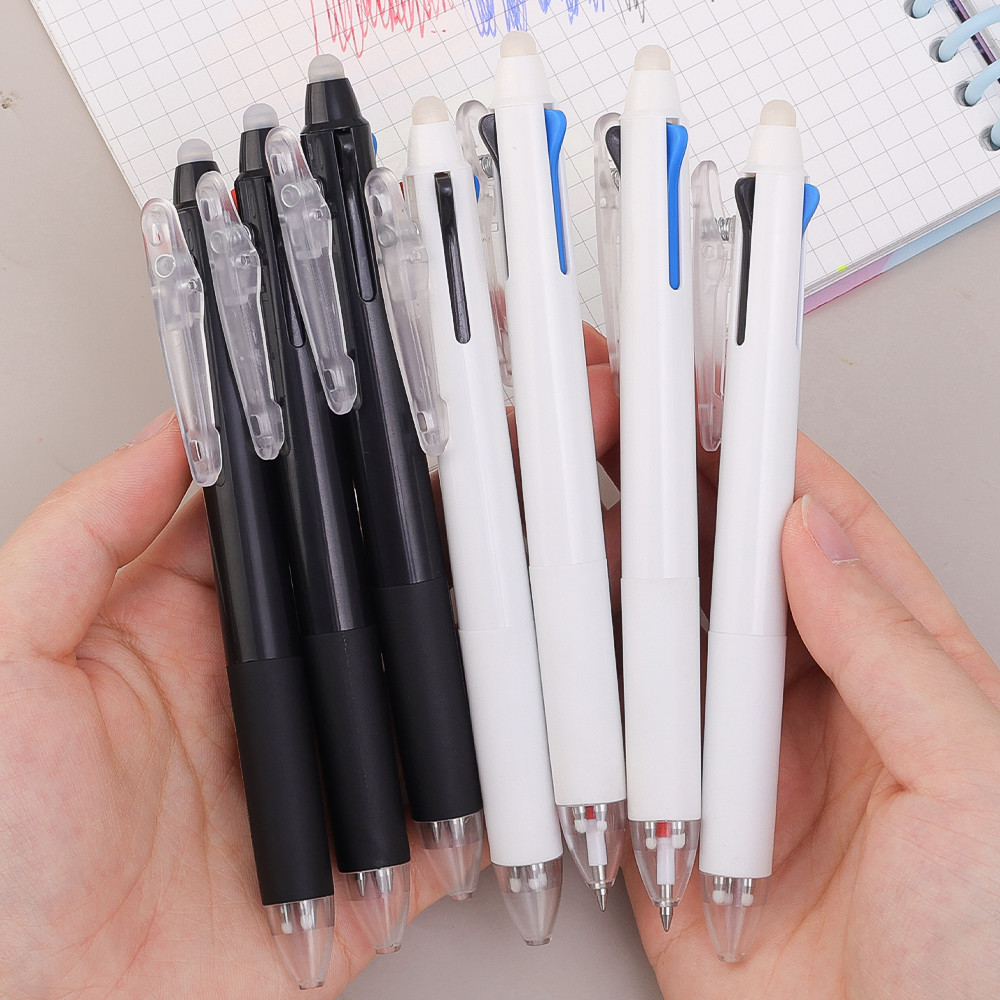 Bút trung tính có thể xóa được 3 màu - Bút viết loại ép 3 trong 1 - Bút chữ ký xóa được 0,5MM - Xanh lam, Đen, Khô nhanh, trôi chảy, dung lượng cao - Đồ dùng văn phòng trường học