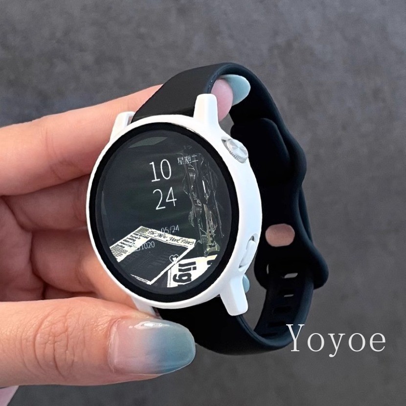 Dây Đeo Cho Samsung Galaxy Watch 7 6 5 4 44mm 40mm 5 Pro 45mm Dây Đeo Tay 20mm 22mm Vòng Tay Silicon Galaxy Watch 6 Cổ Điển 43mm 47mm Ban Nhạc