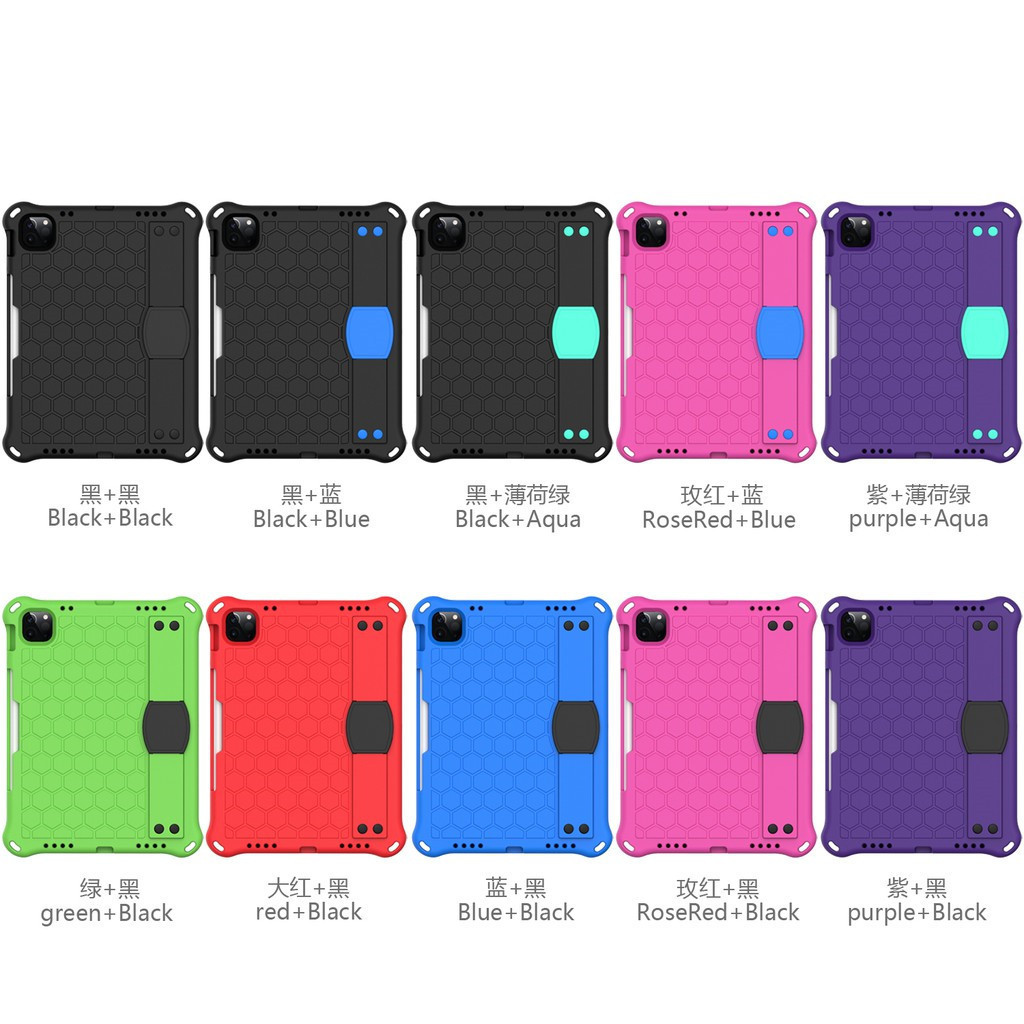 Ốp Lưng Cho iPad Air 11inch Air 6th gen 2024 IPad10th10.9 2022 iPad air1 2 3 4 5 Pro 10.5 11 10.9 2020 2021 mini1 2 3 4 5 6 10.2 "7 8 9th 2019 An Toàn Trẻ Em EVA Chống Sốc Case