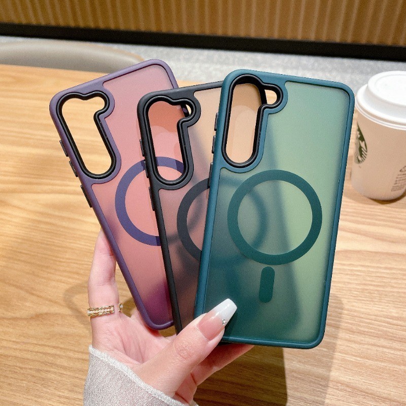 Ốp Điện Thoại Chống Trượt Frost Matte Cho Samsung Galaxy S26 S25 S24 Ultra S23 S22 Plus FE A55 A56 A36 A35 A17 A16 A07 A37 Ốp Điện Thoại Từ Tính