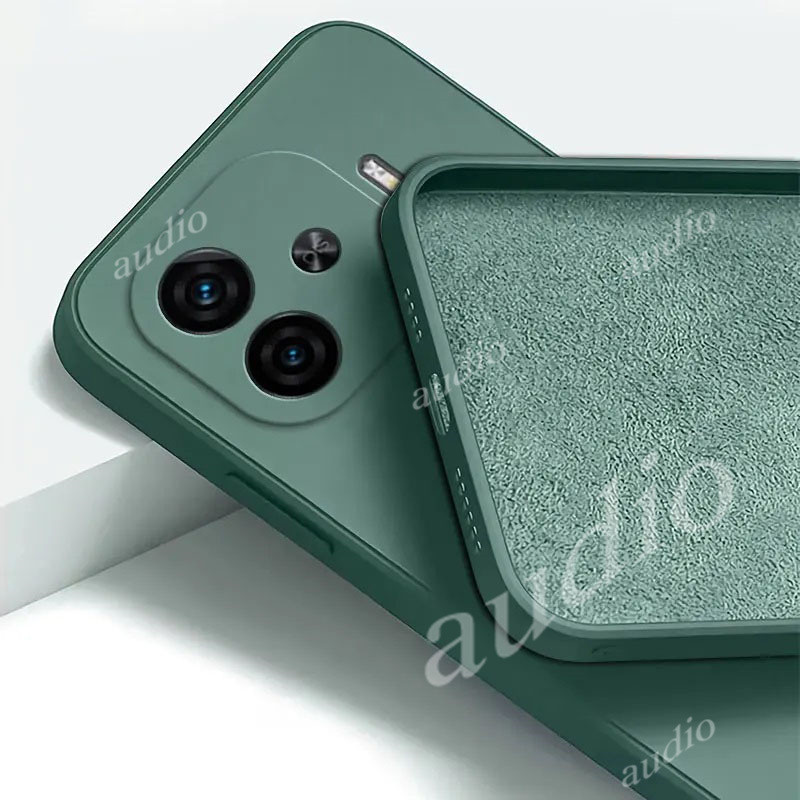Dành Cho IQOO z9 z9X 5G 2024 Vỏ Silicon Lỏng Vuông Chính Hãng Cho IQOO z9 z9X Z 9 X 9x iQOOZ9 iQOOZ9x 5G Vỏ Chống Sốc Chính Hãng TPU Lỏng Silicon Ốp lưng
