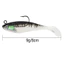 Mồi câu cá mềm đầu Jig có khóa kéo trước T Tail Swimbaits cho Bass Fishing Shad hoặc Tadpole Mồi câu cá cao cấp với Spinner Mồi câu cá cao cấp cho nước ngọt nước mặn