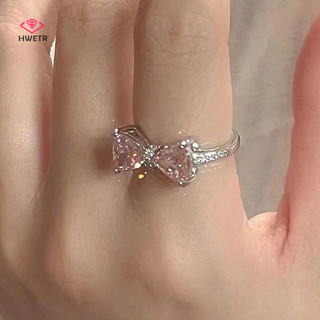 Hwetr Tối Giản Nơ Mở Nhẫn Có Thể Điều Chỉnh Cho Nữ Bé Gái Thời Trang Sáng Tạo Hình Học Không Đều Sinh Nhật Trang Sức Quà Tặng Mới