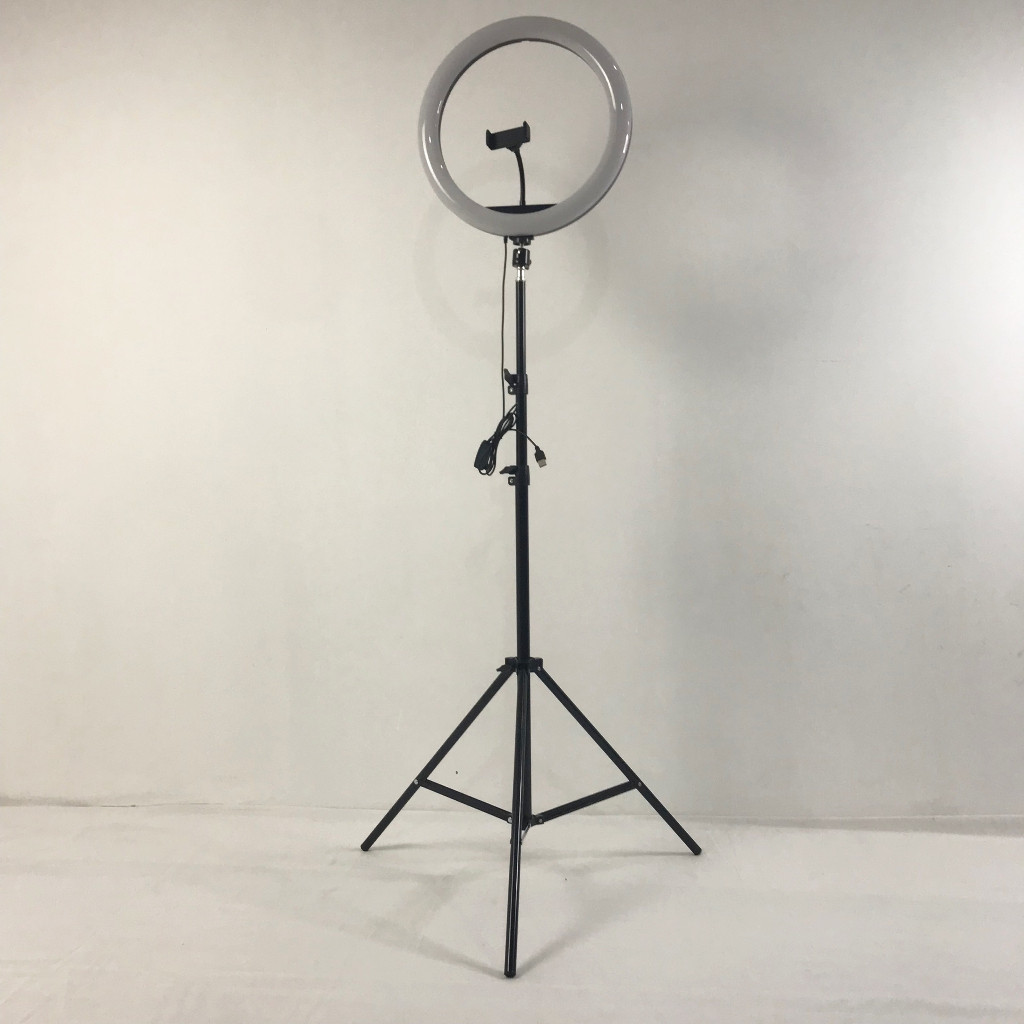 Đèn Livestream bán hàng 36cm LJJ36 chân 2m1 hỗ trợ ánh sáng quay chụp chuyên nghệp