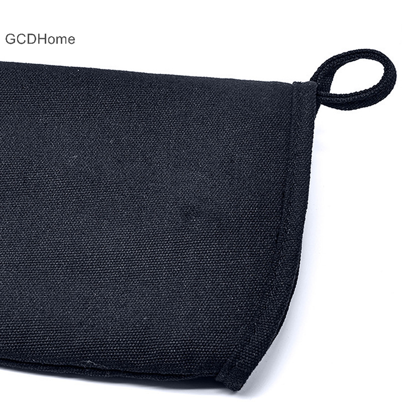 Gcdhome Khâu Màu Trơn Chịu Nhiệt Nhà Bếp Găng Tay Nấu Ăn Chống Trơn Trượt Lò Nướng BBQ Găng Tay Cực Dài Hữu Ích HOT