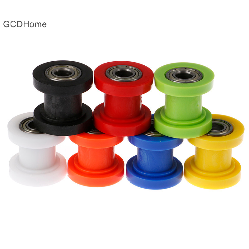 Gcdhome 10mm Xích Con Lăn Trượt Co Giãn Có Thể Điều Chỉnh Bánh Xe Ròng Rọc Hướng Dẫn Lỗ Bụi Bẩn Nóng bỏng