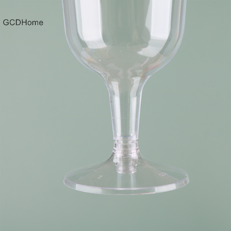 Gcdhome 10 Chiếc Nhựa Trong Suốt Champagne Cocktail Thanh Cốc Đậu Kính Drinkware Cho Tiệc Sinh Nhật Lễ Hội Kỷ Niệm Lễ Hội HOT