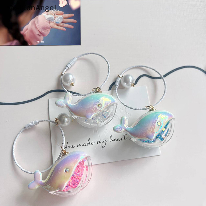 FashionAngel Cá Voi Dễ Thương Cá Heo Móc Khóa Động Vật Biển Búp Bê Móc Khóa Phụ Kiện Xe Hơi Dành Cho Nam Nữ Cặp Đôi Túi Trang Sức TH