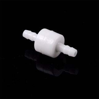 Queenten 6mm 1 / 4 "Trắng Một Chiều Nội Tuyến Van Kiểm Tra Nhiên Liệu Khí Xăng Lỏng Không Khí Mới QT