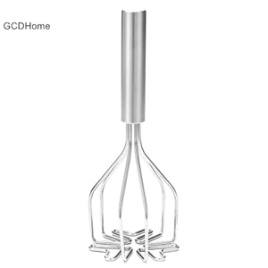 Gcdhome Nhà Bếp Khoai Tây Masher Dụng Cụ Inox Khoai Tây Masher Hướng Dẫn Sử Dụng Trái Cây Rau Áp Lực Bùn Máy Thực Phẩm Nhà Bếp Masher HOT